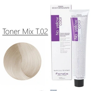 Fanola No Yellow Ice Toner Mix T.02 100 ml
