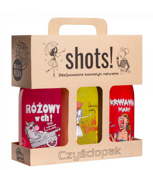 Laq Shots! Pachet de curățare pentru femei 3x 500 ml