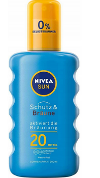 Nivea Sun Protect SPF20 Spray de protecție solară 200 ml