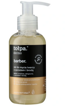 Tolpa Dermo Barber Men Beard and Beard Cleansing Gel Moisturizing Strengthening 150 ml