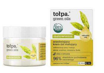 Tolpa Green Oils Gel-cremă matifiantă 50 ml
