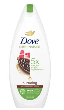 Dove Care By Nature Gel de duș Cacao hrănitoare 225 ml