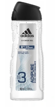 Adidas Adipure 3-in-1 Gel de duș pentru bărbați 400 ml