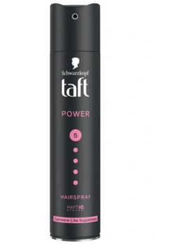 TAFT 5 Power Cashmere Touch Spray pentru păr negru mega puternic 250 ml