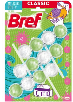 Bref Power Aktiv Semne de incendiu 3x50 g Suspensie WC colorată