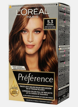 L'Oreal Paris Recital Hair Colour Light Golden Brown G5.3 Virginia