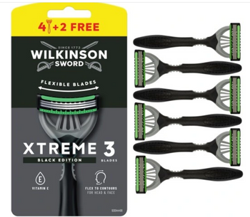 Aparat de ras Wilkinson Xtreme 3 Comfort Black Edition 4 + 2