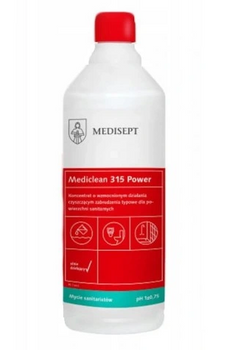 Medisept Mediclean 315 Concentrat pentru suprafete sanitare cu efect sporit de curatare 1 L