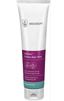 Medisept Velodes Crema Aloe Vera Crema delicata de ingrijire a pielii pentru maini si corp 100 ml