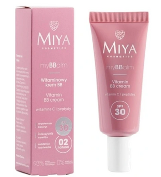 Miya myBBalm Vitamin Cream 02 SPF 30 30 ml Uniformizează nuanța pielii