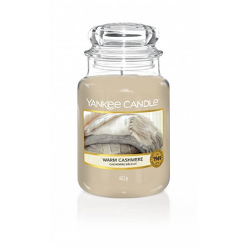Yankee Candle Borcan Cald din Cashmir Mare 623g