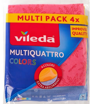 Lavetă colorată multifuncțională Vileda 4 buc