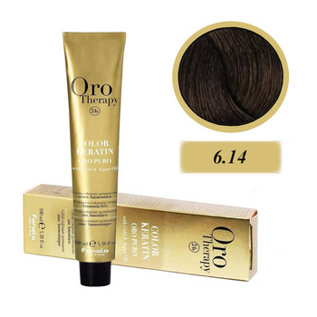 Vopsea Fanola Oro Therapy 6.14 100ml