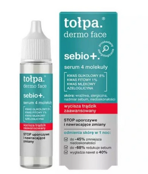 TOŁPA Dermo Face Sebio Face Serum cu 4 molecule 20 ml