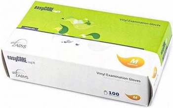 Outline easyCare Mănuși de unică folosință din vinil fără pudră M 100 bucăți alb transparent