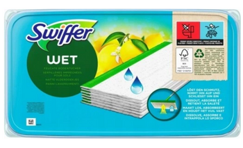 Rechizite Swiffer Mop umed Swiffer WET Lemon Șervețele 12 buc
