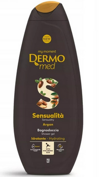 Dermomed Gel de duș cu pompă Argan 1 litru Hidratare hialuronă