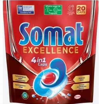 Somat Excellence 4in1 Tablete de spălat vase 20 buc