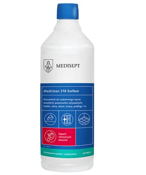 Medisept Mediclean 210 Surface Red Fruit concentrat pentru spalarea suprafetelor 1 L