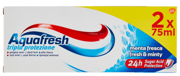 Pastă de dinți Aquafresh Triple Protection 2x 75 ml