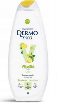 Dermomed Gel de duș cu pompă Argan 1 litru Hidratare hialuronă
