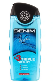 Denim Original Gel de duș x3 Triple Vitality 250 ml