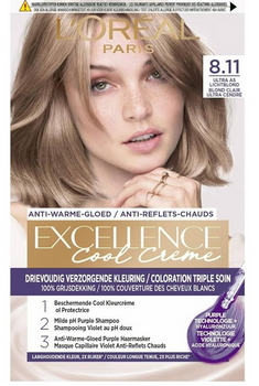 L'Oreal Paris Excellence Cool Creme Culoare de păr 8.11 Blond ultra-ușor
