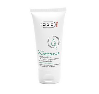 Ziaja Med Tratament de curatare Pasta de spalare exfolianta pentru fata cu argila verde 75 ml