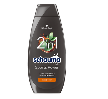 Schauma Men 2 in 1 Sports Power Sampon 400 ml