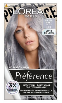 L'Oreal Paris Recital Hair Colour Gri argintiu 10.112 Culori vii