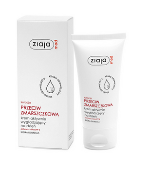 Ziaja Med Tratament antirid Crema de zi cu netezire activa SPF 6 protectie scazuta 50 ml