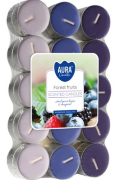 Bispol Scaldă lumânări parfumate 30 buc Fructe de pădure