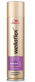 Wellaflex Fulle &amp; Style Spray de păr extra puternic 250 ml
