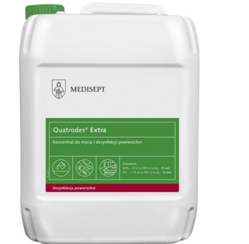 Quatrodes Extra 5 L Concentrat pentru curățarea și dezinfectarea suprafețelor Medisept