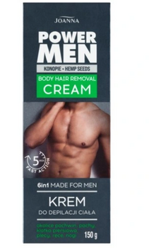 Joanna Sensual Power Men Cremă de depilare corporală pentru bărbați 150 g
