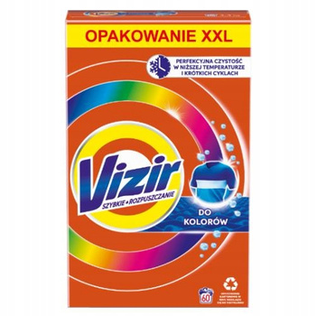 Pudră de spălat Vizir Colour 3,3 kg (60 de spălări)