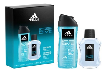 Adidas Ice Dive Kit pentru bărbați Apă de toaletă + 100 ml + Gel de duș 250 ml