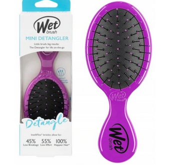 Wet Brush Mini Detangler Purple Brush