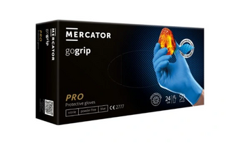 Mercator Go Grip Blue Mănuși de unică folosință din nitril M 50 buc Albastru