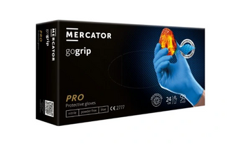 Mercator Go Grip Blue Mănuși de unică folosință din nitril XXL 50 buc Albastru