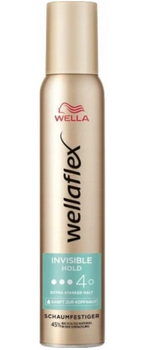 Wellaflex Invisible Hold Extra Strong Mousse pentru păr 200 ml