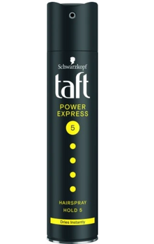 TAFT 5 Power Express Spray pentru păr 250 ml Fixare imediată