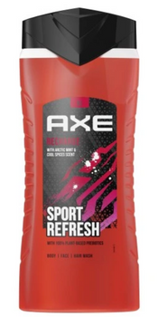 Gel de duș pentru bărbați Axe Recharge Sport Fresh 400 ml