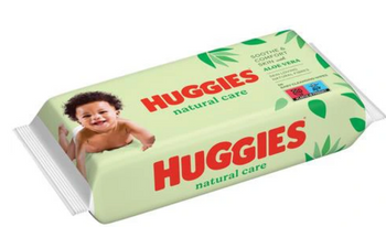 Huggies ALOE VERA servetele umede cu apa pentru bebelusi, 56 buc