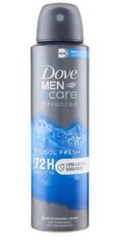 Dove Men+Care Spray Advanced Cool Fresh Antiperspirant 150 ml