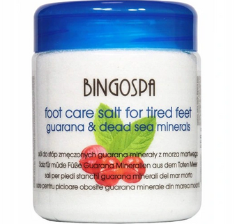 Sare energizanta pentru ingrijirea picioarelor obosite cu guarana si minerale de la Marea Moarta 550g