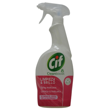 Cif Spray înălbitor roz pentru bucătărie și baie 750 ml