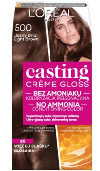 L'Oreal Paris Casting Creme Gloss Culoare de păr 500 Light Brown