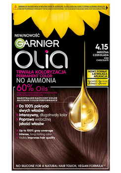 Garnier Olia Colorant de păr 4.15 Ciocolată înghețată