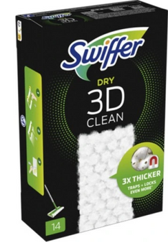 Swiffer Dry 3D Clean 14 buc Set de rezerve pentru Mop